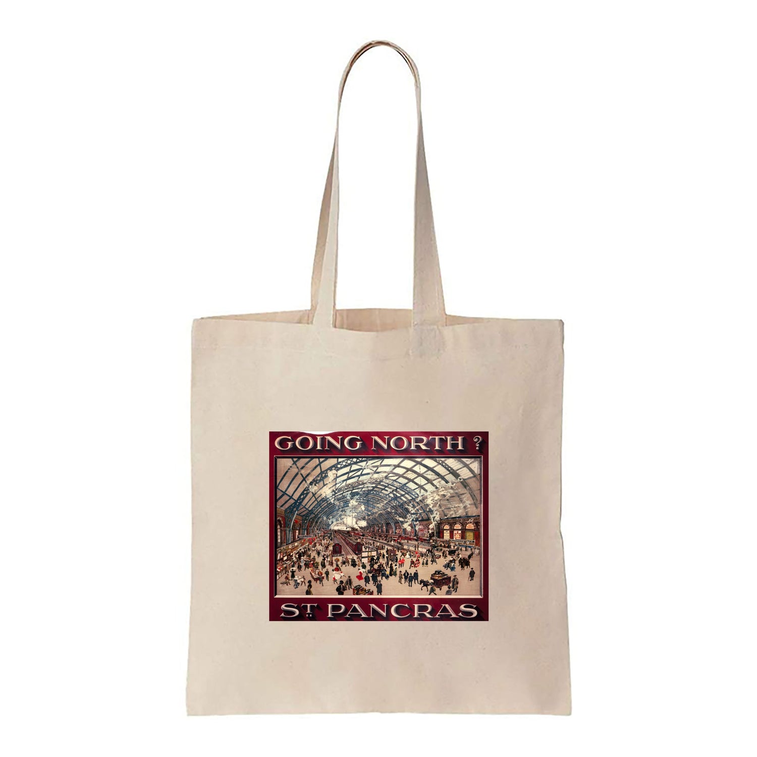 St Pancras station - Going North? - Canvas Tote Bag