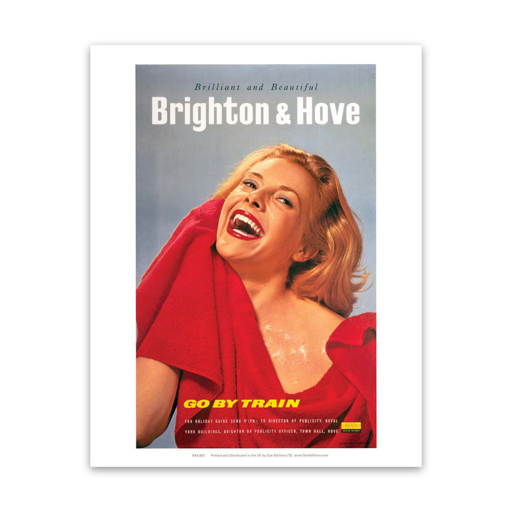 Brighton and Hove - Brilliant and Beautiful Art Print