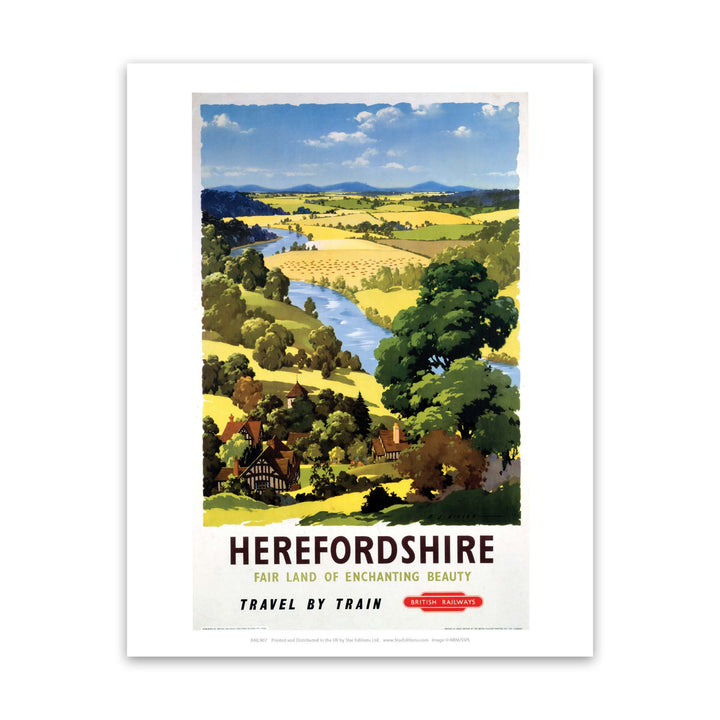 Herefordshire - Land of Enchanting Beauty Art Print