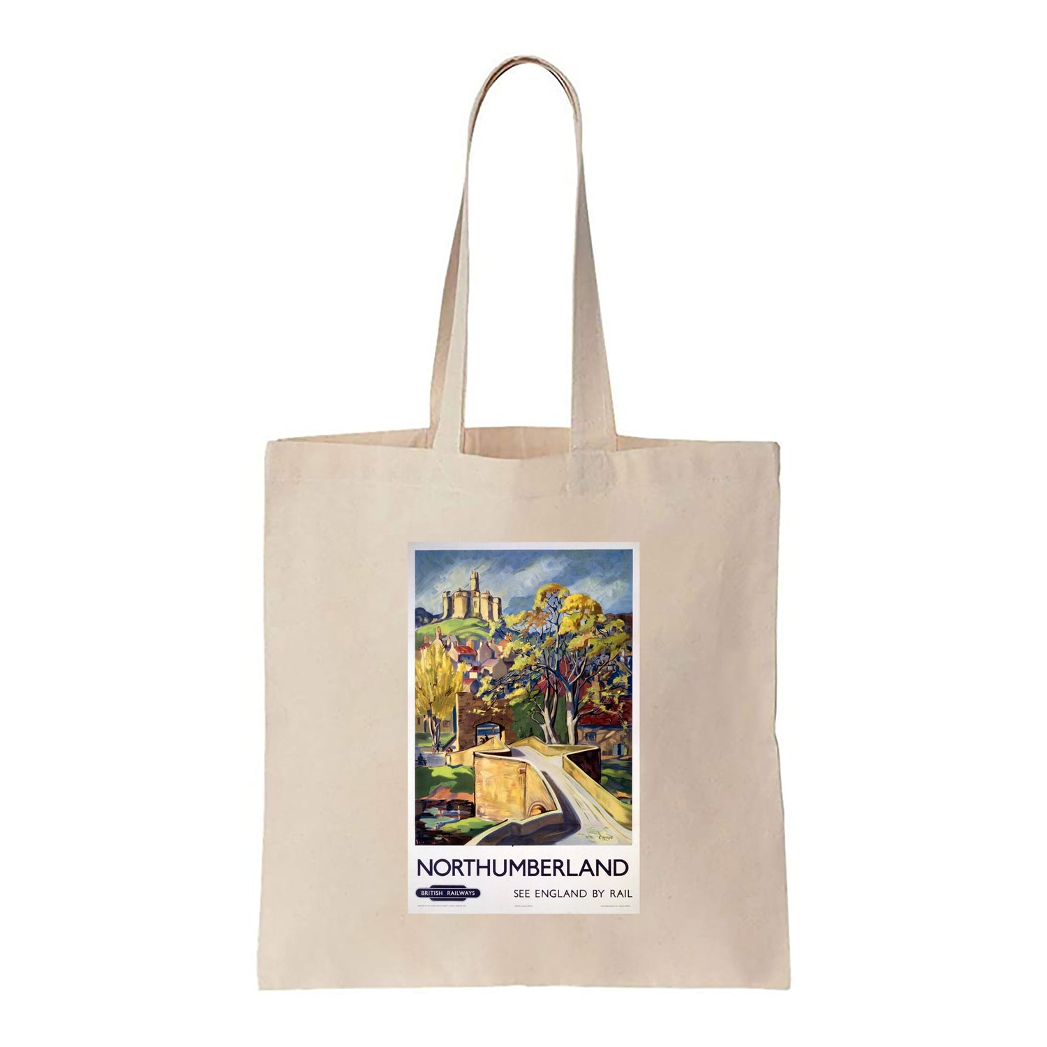 Northumberland - British railways - Canvas Tote Bag