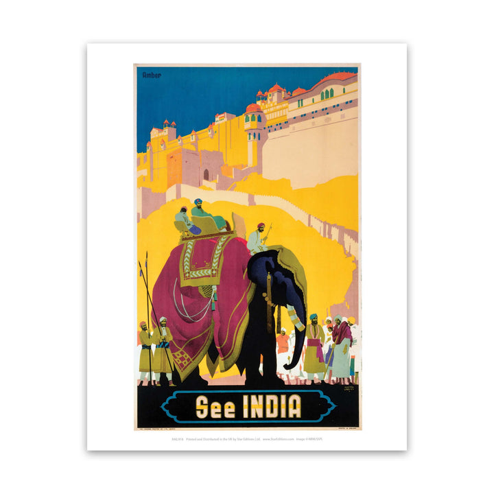 See India - Elephant Art Print