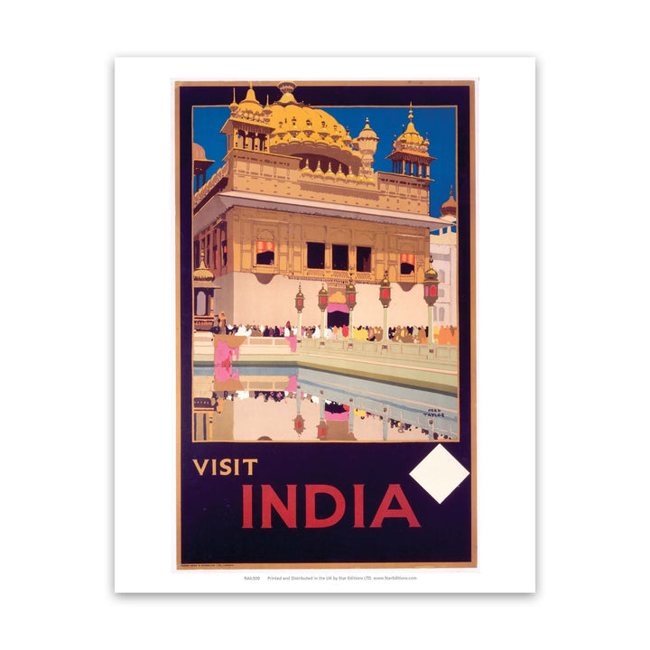 Visit India Art Print