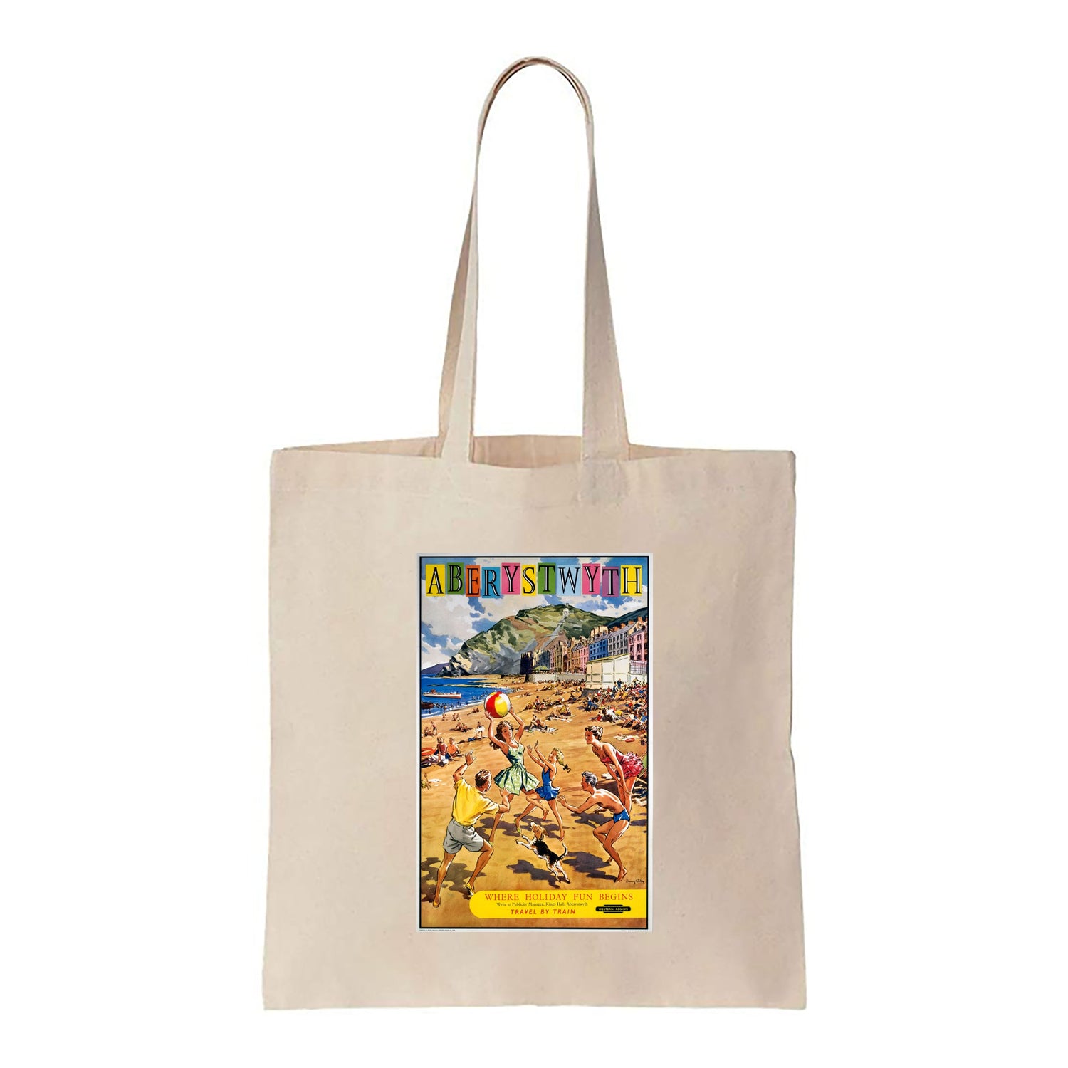 Aberystwyth - Where Holiday Fun Begins - Canvas Tote Bag