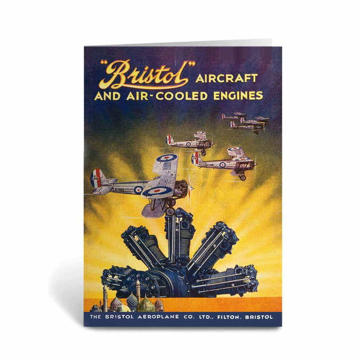 Bristol aircraft and air cooled engines Greeting Card