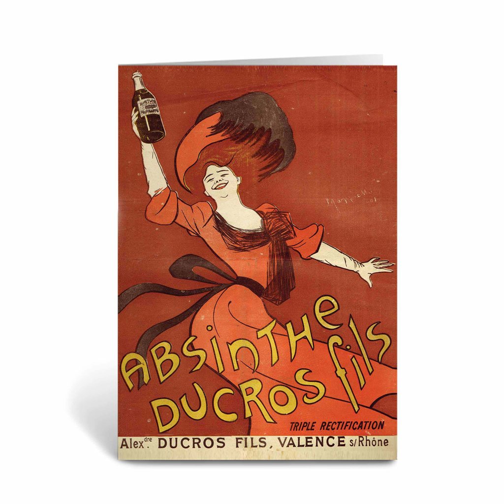 Absinthe Ducros Fils Greeting Card