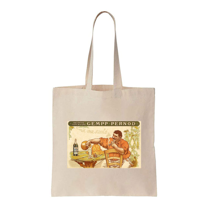 Gemp-Pernod, Absinthe Superieure - Canvas Tote Bag