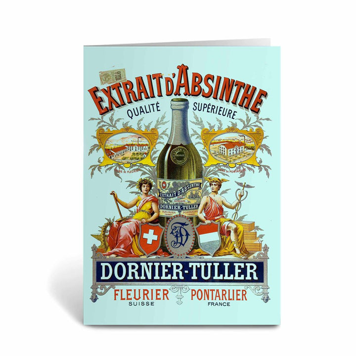 Extrait d'Absinthe - Dornier Tuller Greeting Card