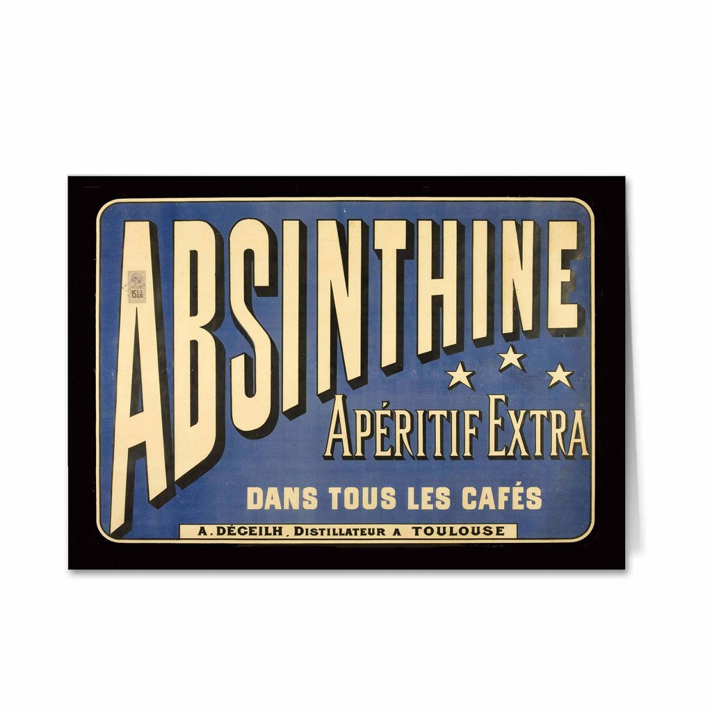 Absinthine - Aperitif Extra Greeting Card