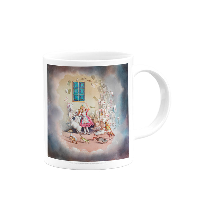 Alice in Wonderland - Cards Falling Mug