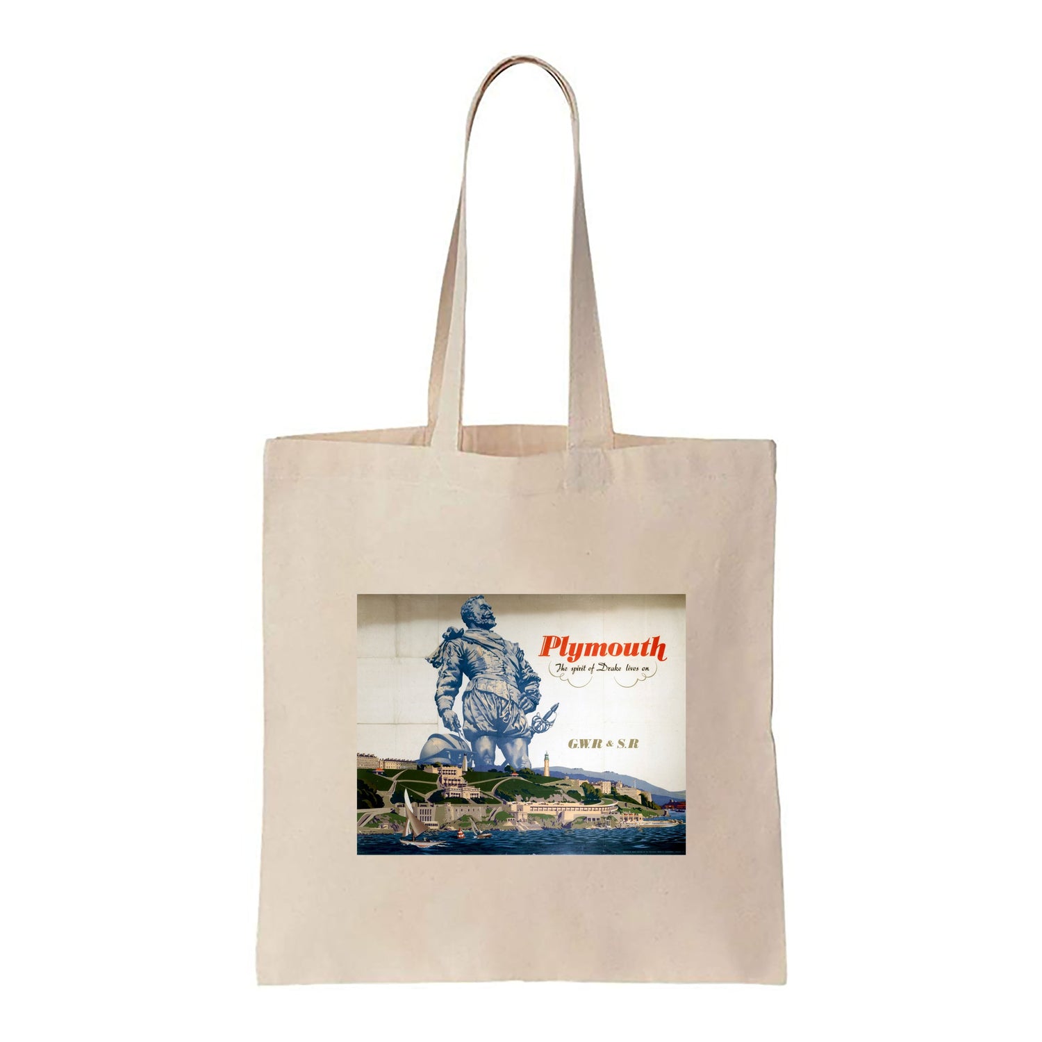 Plymouth Spirit of Drake Lives on - GWR and Southern Rail - Canvas Tote Bag