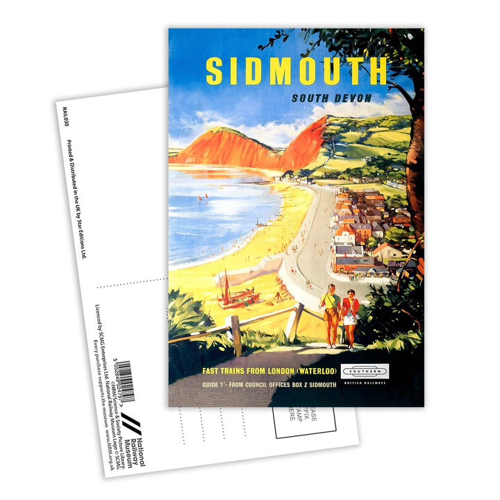 Sidmouth, South Devon Postcard Pack of 8