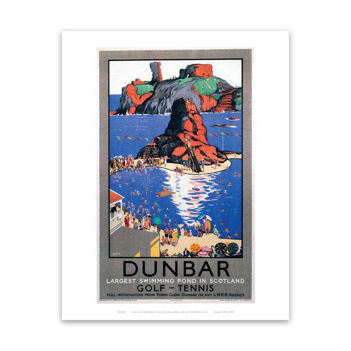 Dunbar, LNER poster, 1923-1947 Art Print