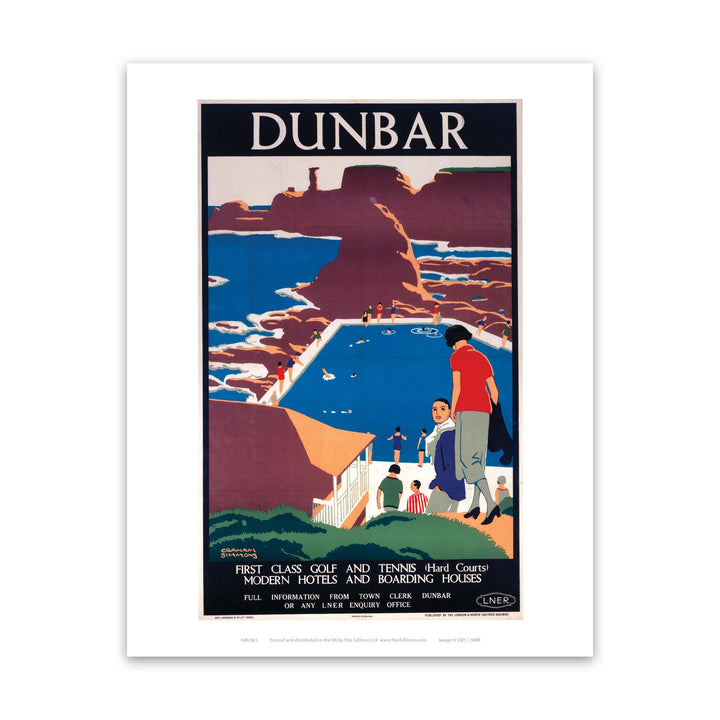 Dunbar, LNER poster, 1923-1947 Art Print