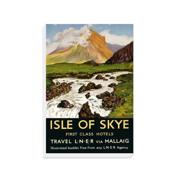 Isle of Skye - First Class Hotels by LNER and Mallaig - Canvas