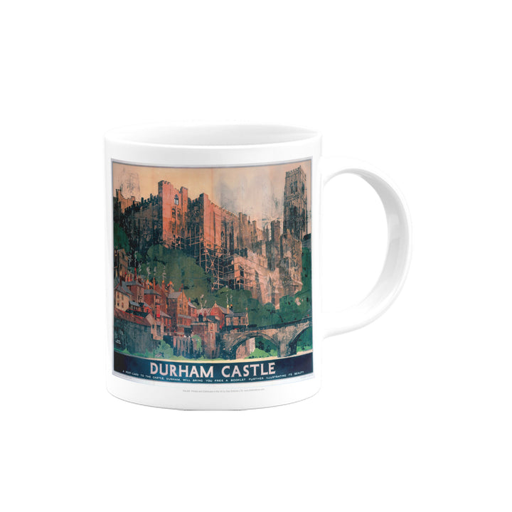 Durham Castle, a Postcard Mug