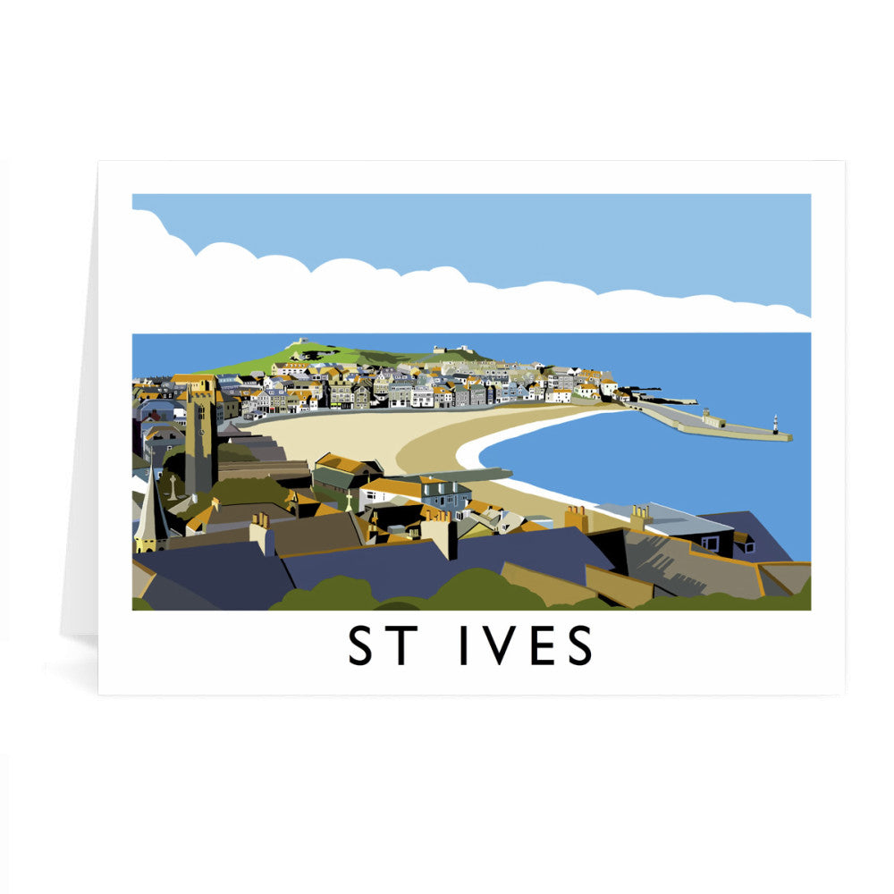 St Ives, Cornwall Greeting Card 7x5