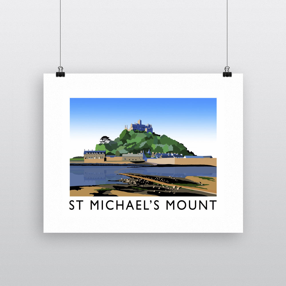 St Michaels Mount, Cornwall - Art Print