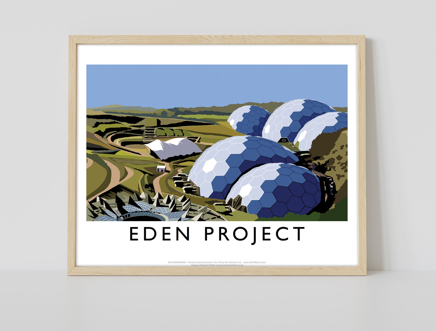 Eden Project, Cornwall - Art Print