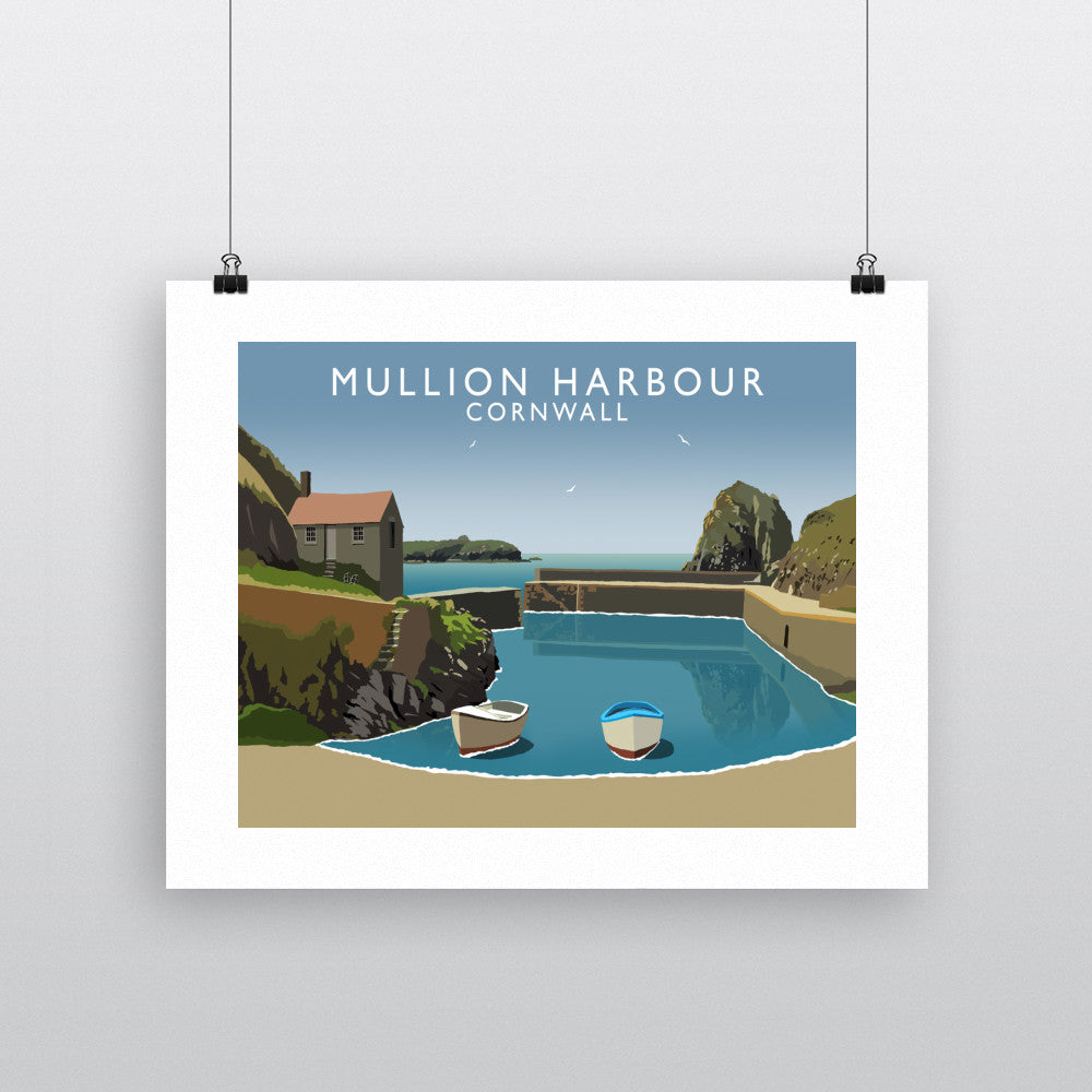 Mullion Harbour, Cornwall - Art Print