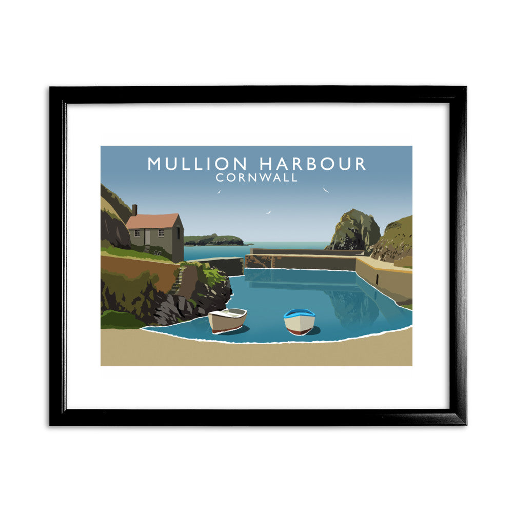 Mullion Harbour, Cornwall - Art Print