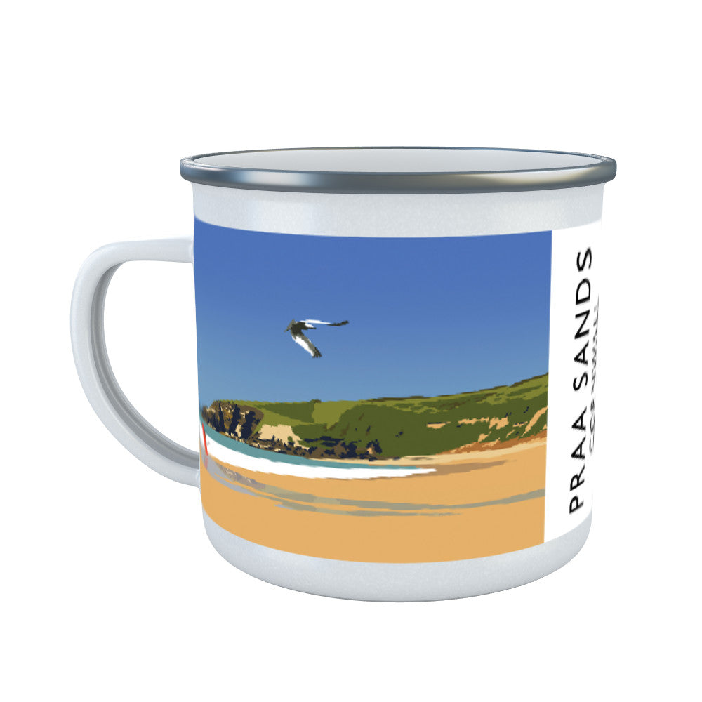 Praa Sands, Cornwall Enamel Mug