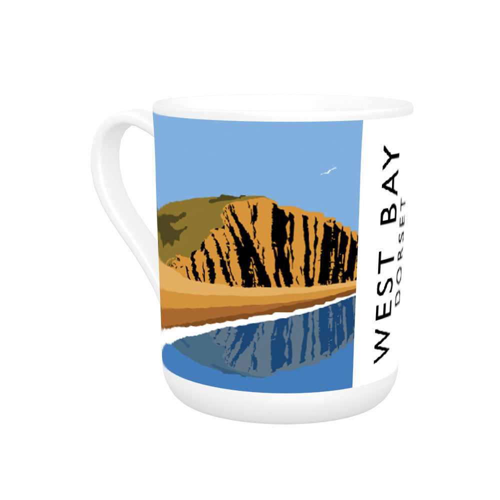 West Bay, Dorset Bone China Mug