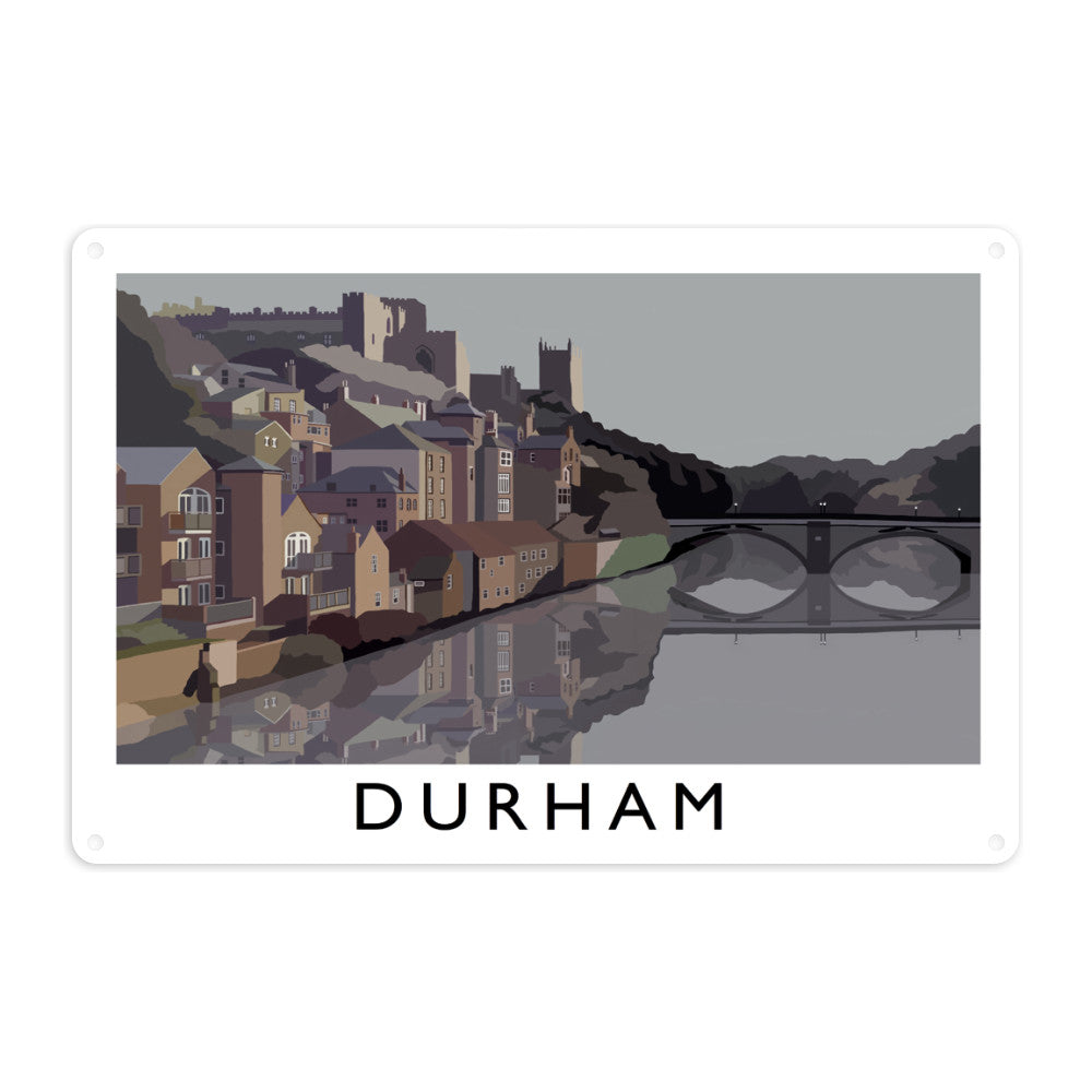 Durham Metal Sign