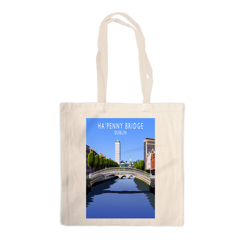 Ha'penny Bridge, Dublin, Ireland Canvas Tote Bag