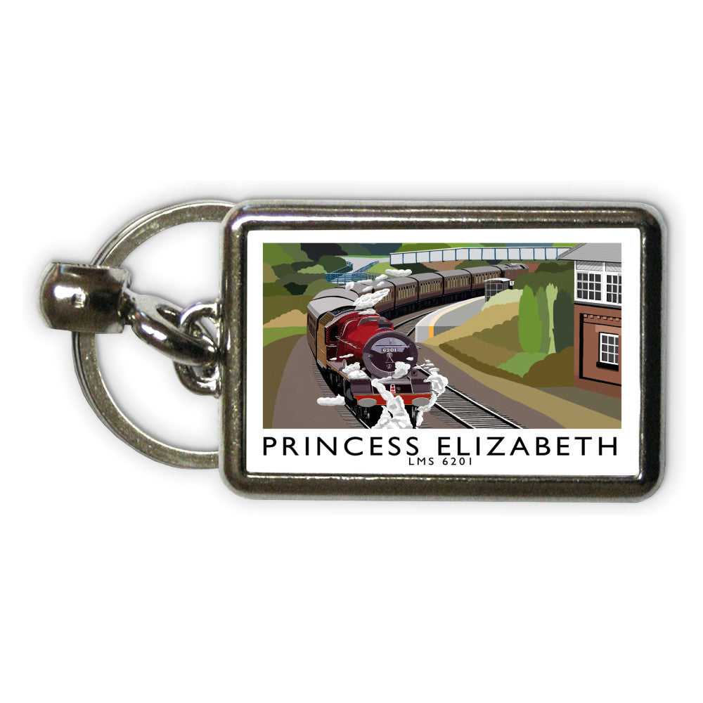 The Princess Elizabeth Metal Keyring