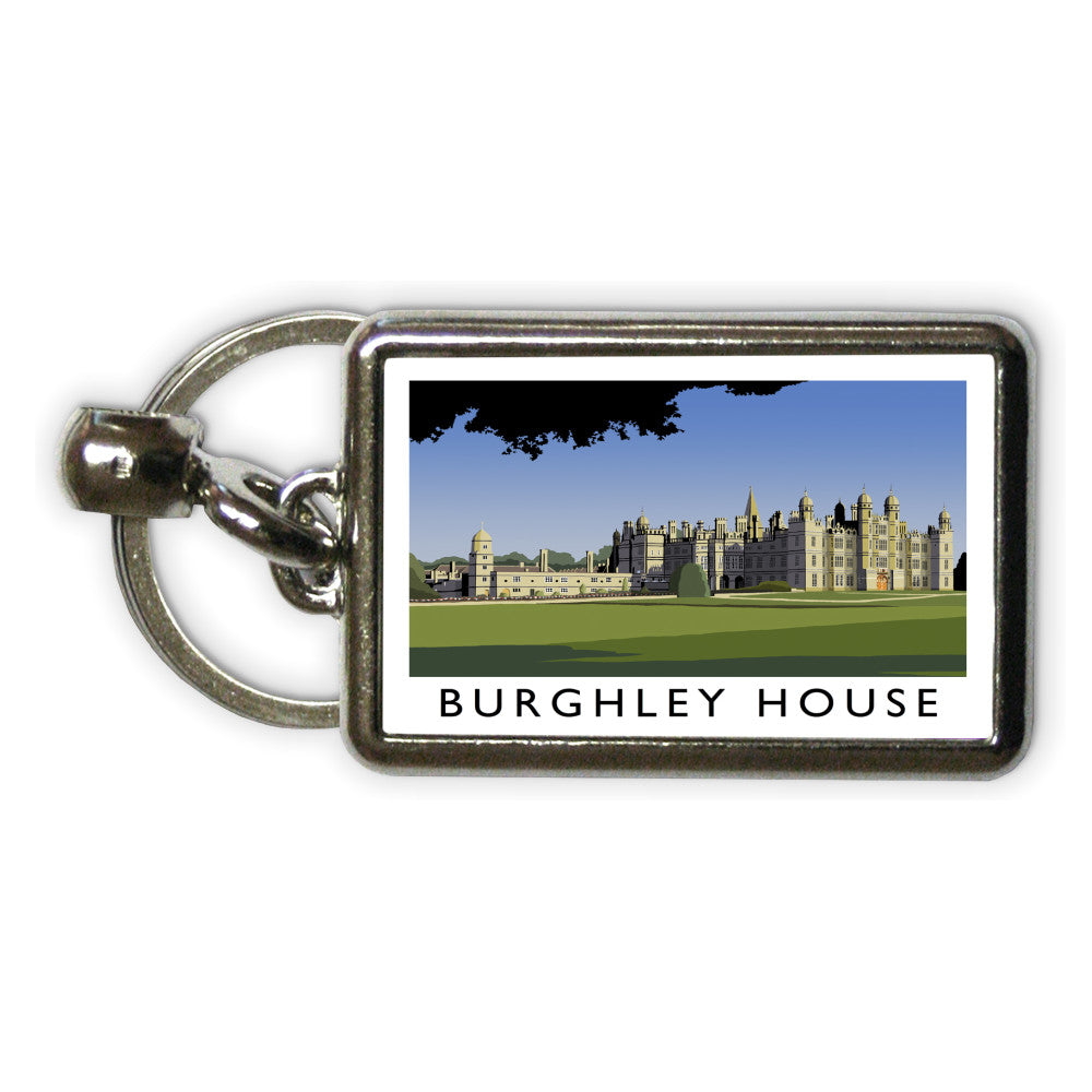 Burghley House, Ireland Metal Keyring