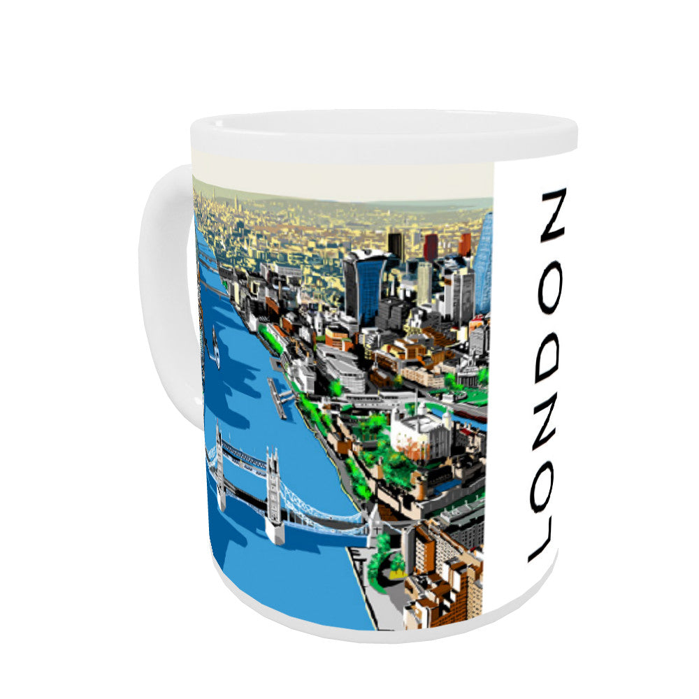 The River Thames, London Coloured Insert Mug