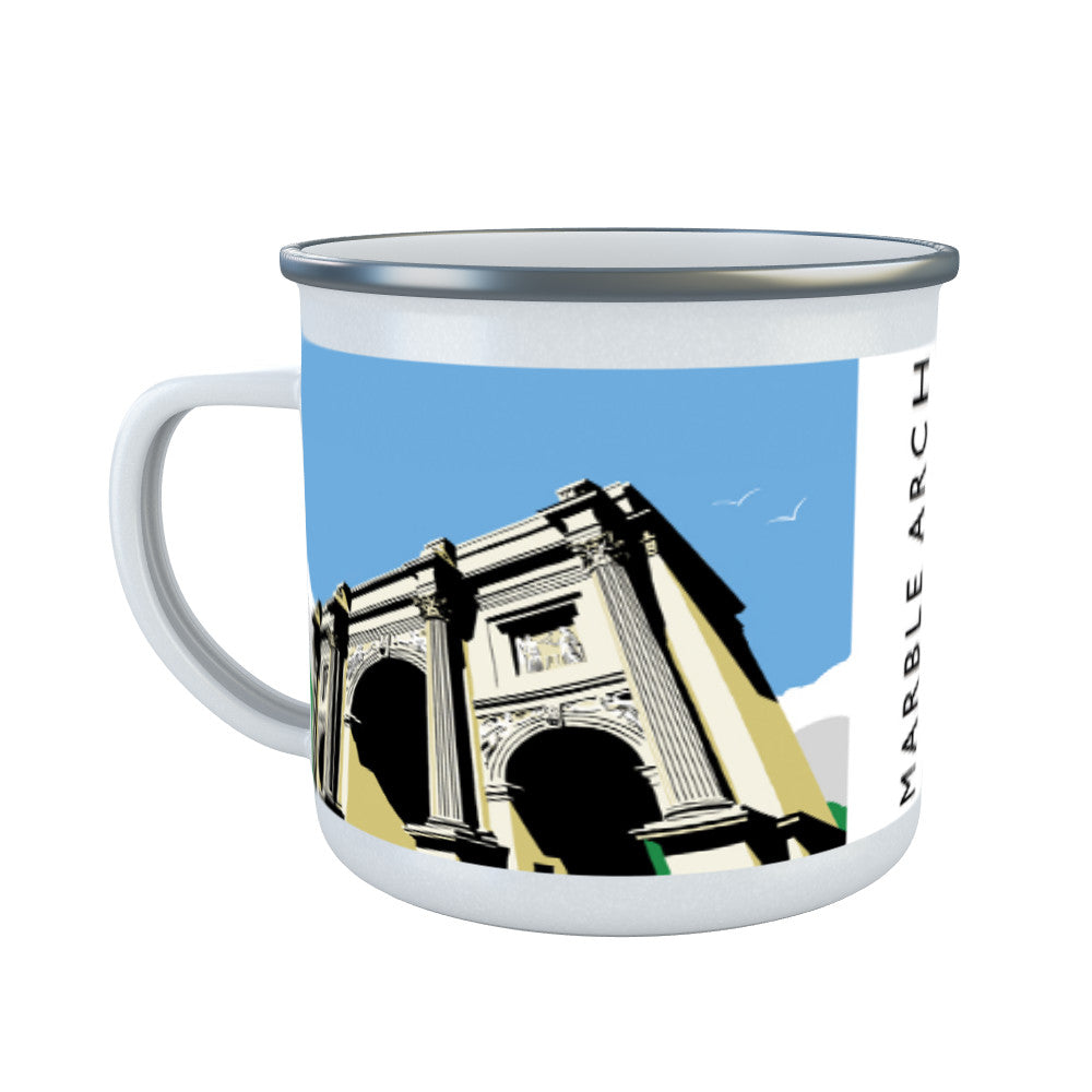 Marble Arch, London Enamel Mug