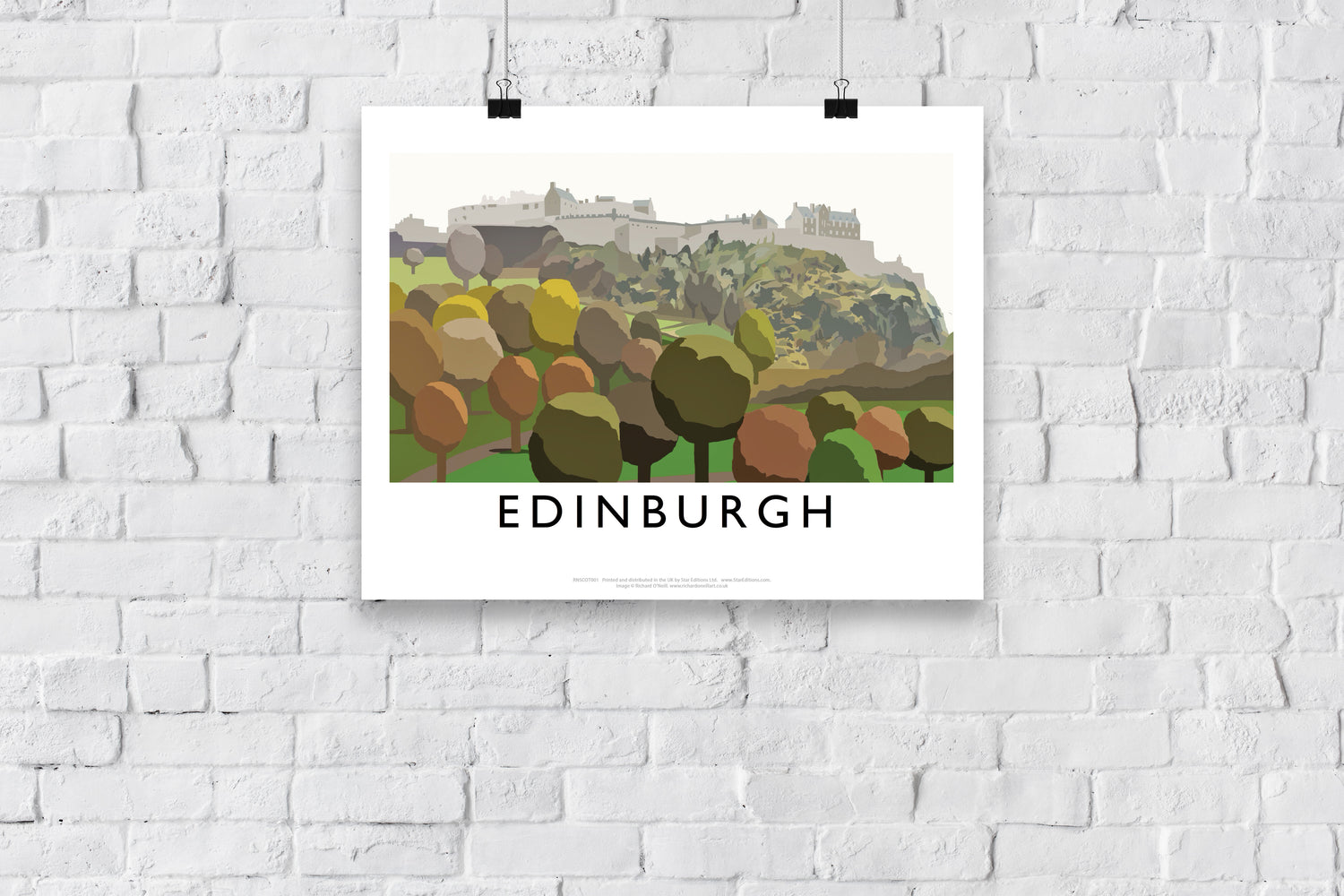 Edinburgh, Scotland - Art Print