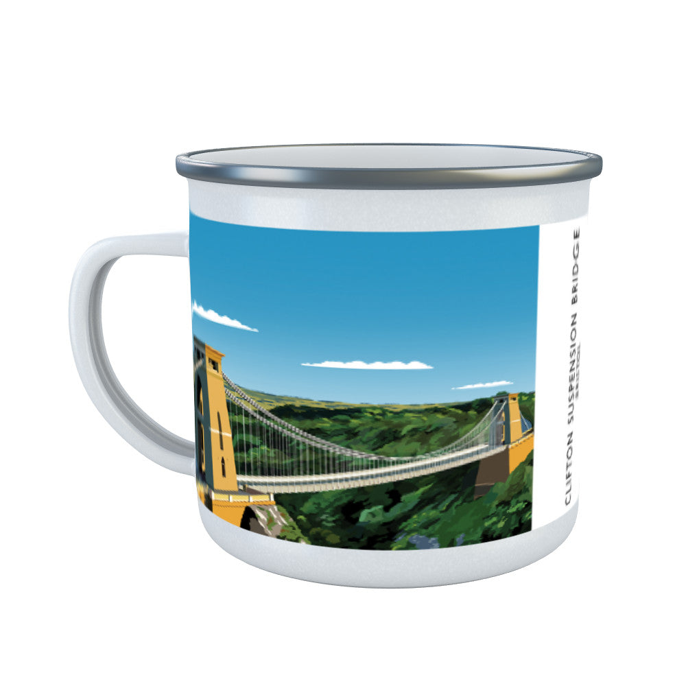 Clifton Suspension Bridge, Bristol Enamel Mug