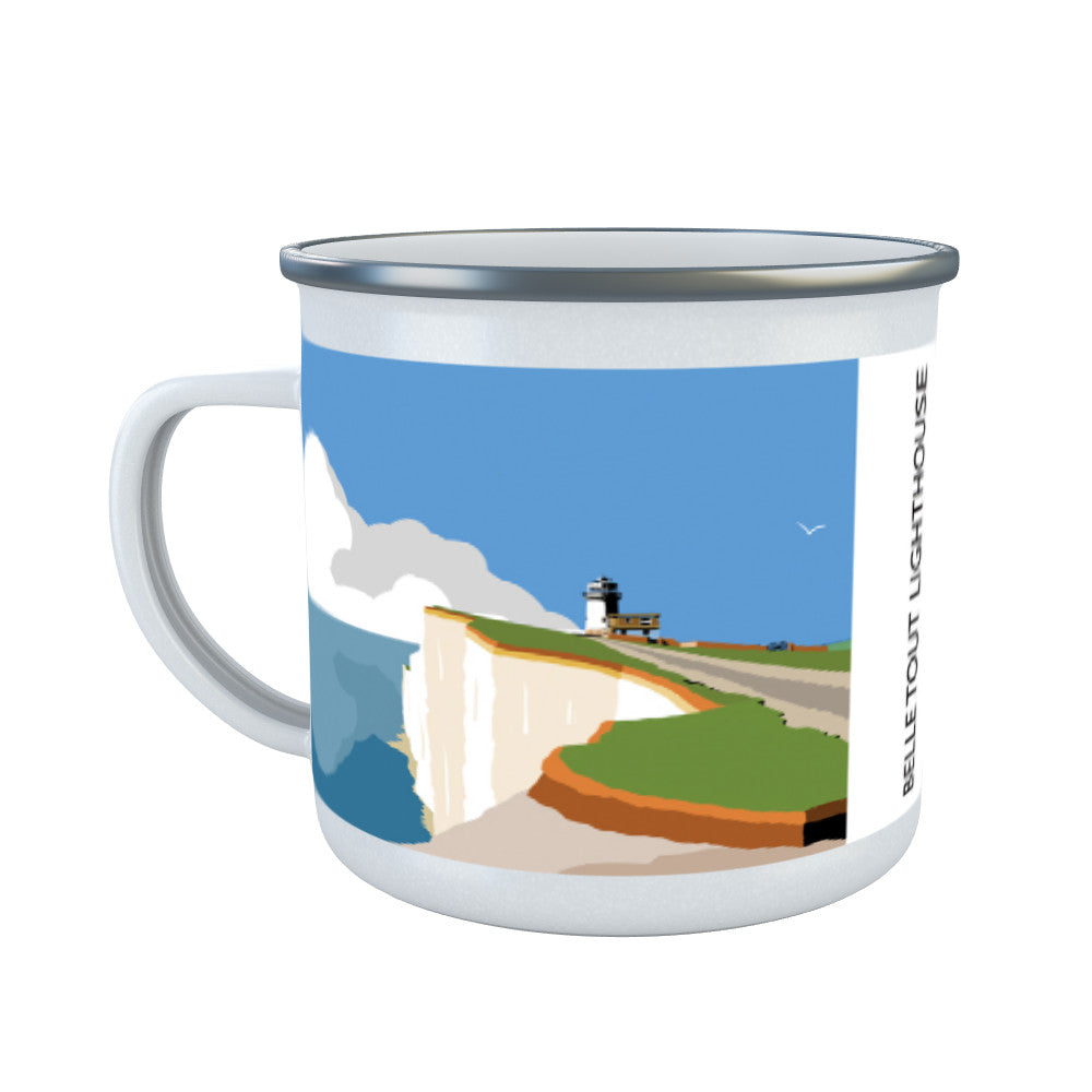 Belle Tout Lighthouse, Sussex Enamel Mug