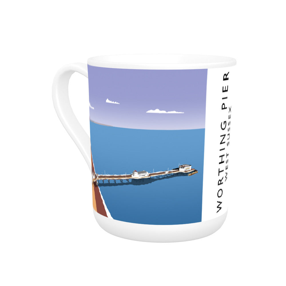 Worthing Pier, West Sussex Bone China Mug