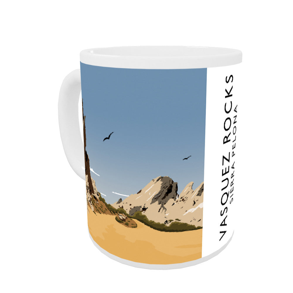 Vasquez Rocks, Sierra Pelona, Calafornia, USA Mug