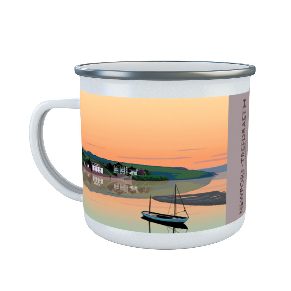 Newport, Wales Enamel Mug