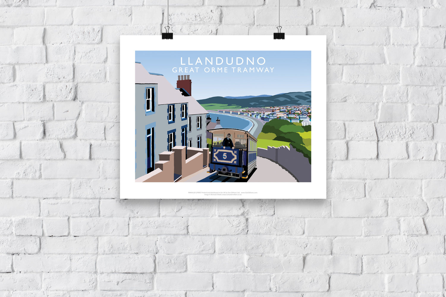 Llandudno, Great Orme Tramway, Wales - Art Print