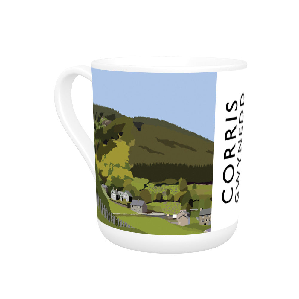 Corris, Gwynedd, Wales Bone China Mug