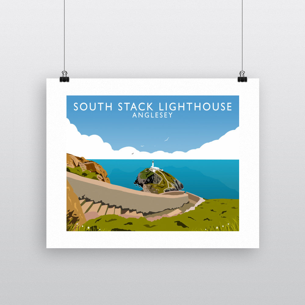 South Stack Lighthouse, Anglesey, Wales - Art Print