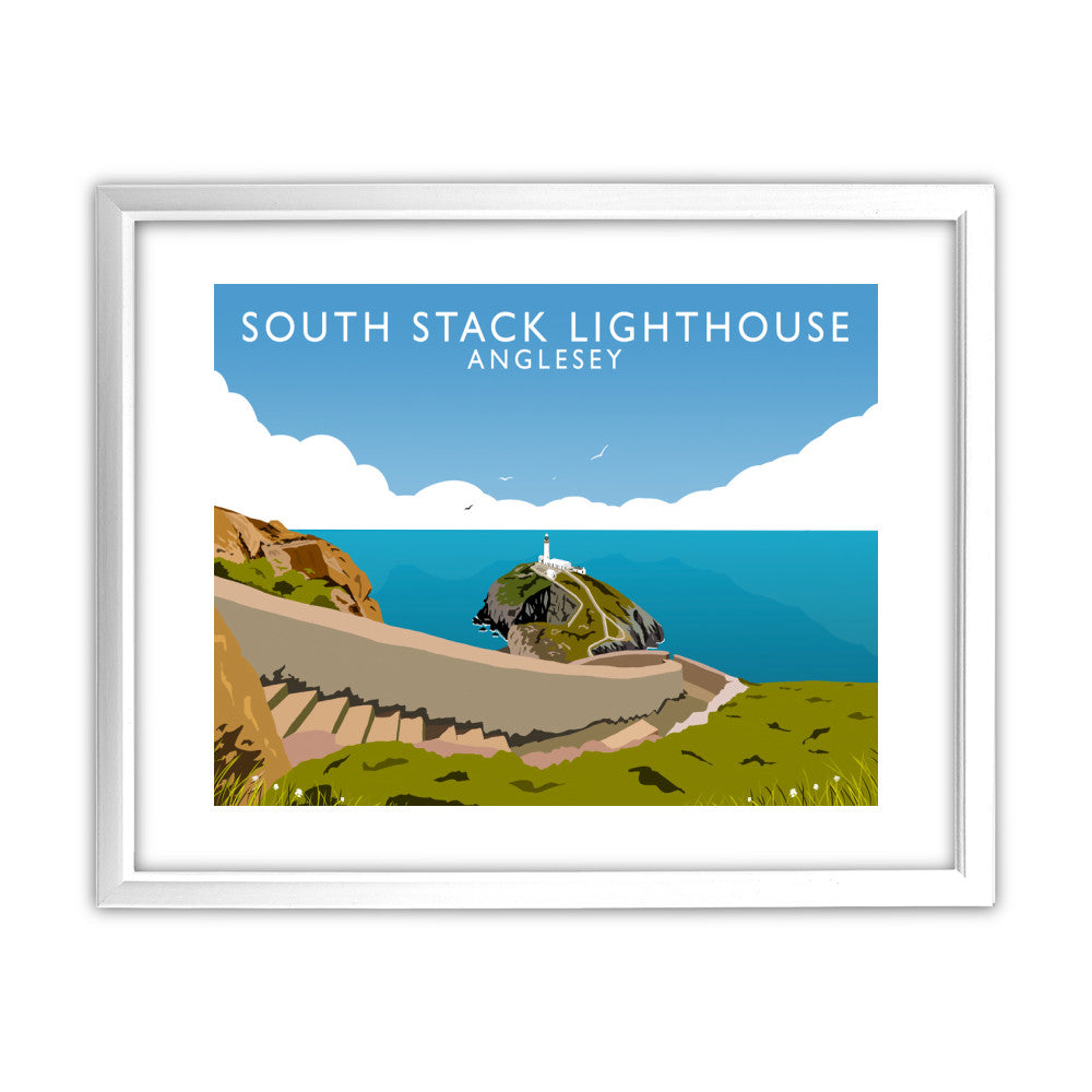 South Stack Lighthouse, Anglesey, Wales - Art Print