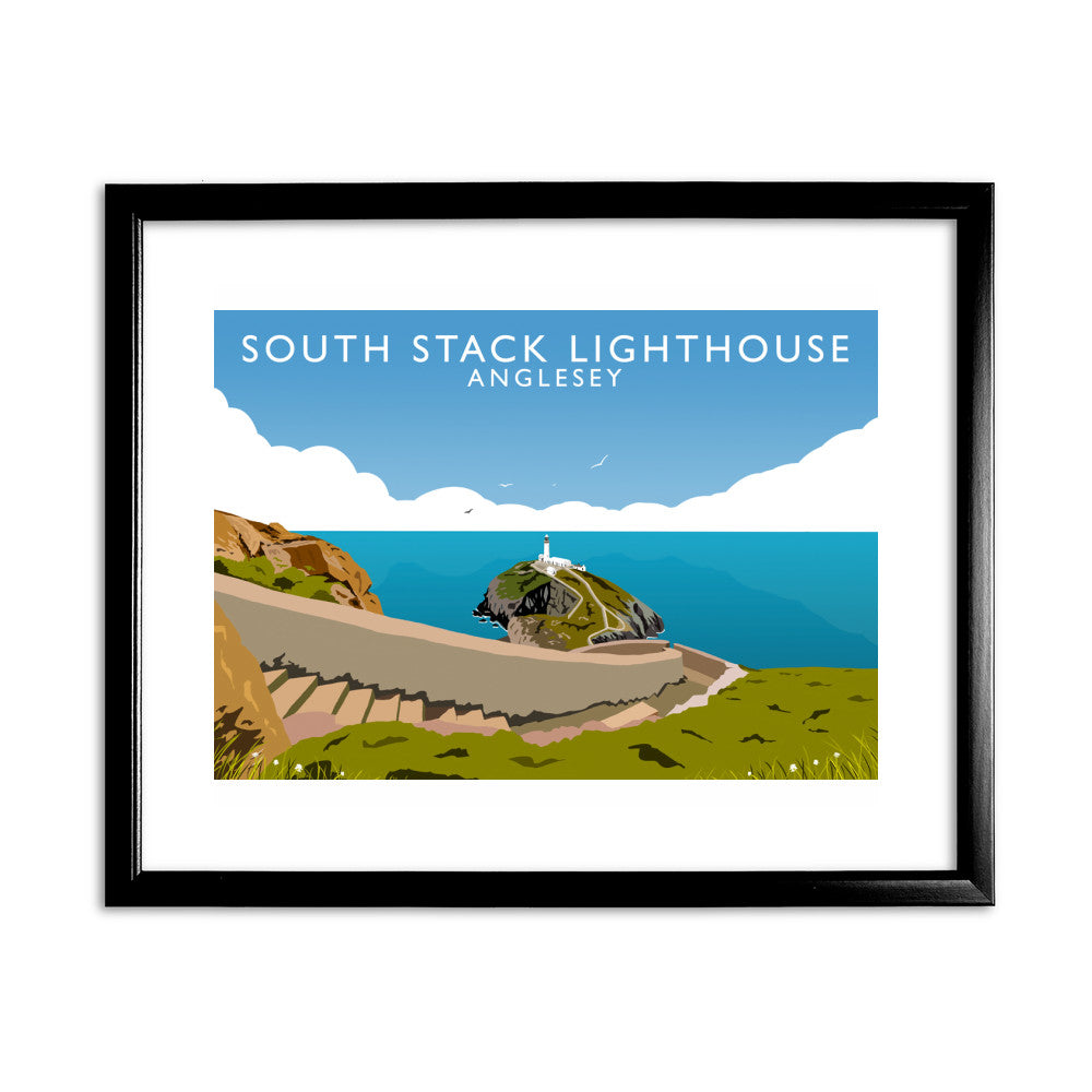 South Stack Lighthouse, Anglesey, Wales - Art Print