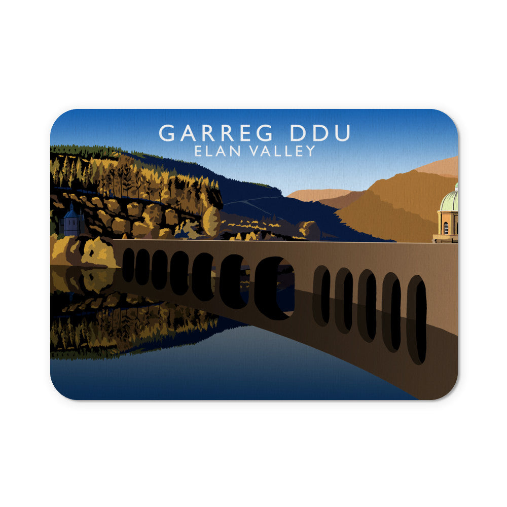 Garreg Ddu, Elan Valley, Wales Mouse Mat