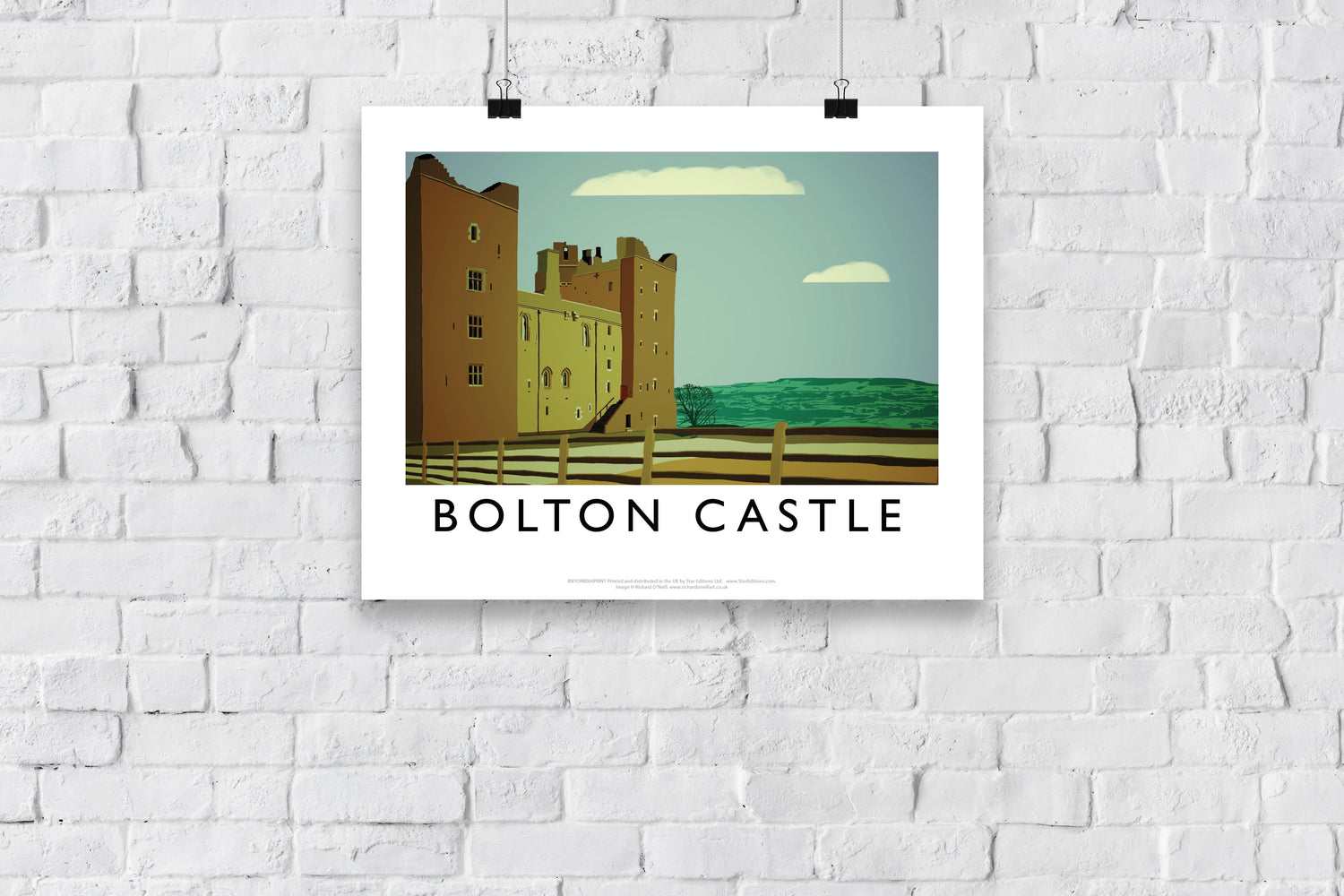 Bolton Castle, Yorkshire - Art Print