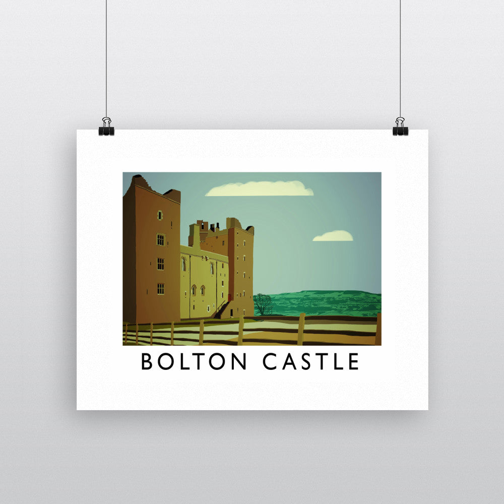 Bolton Castle, Yorkshire - Art Print