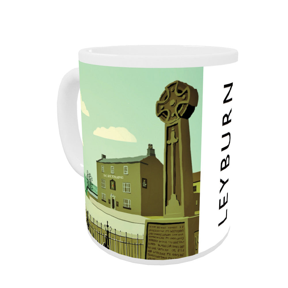 Leyburn, Yorkshire Coloured Insert Mug