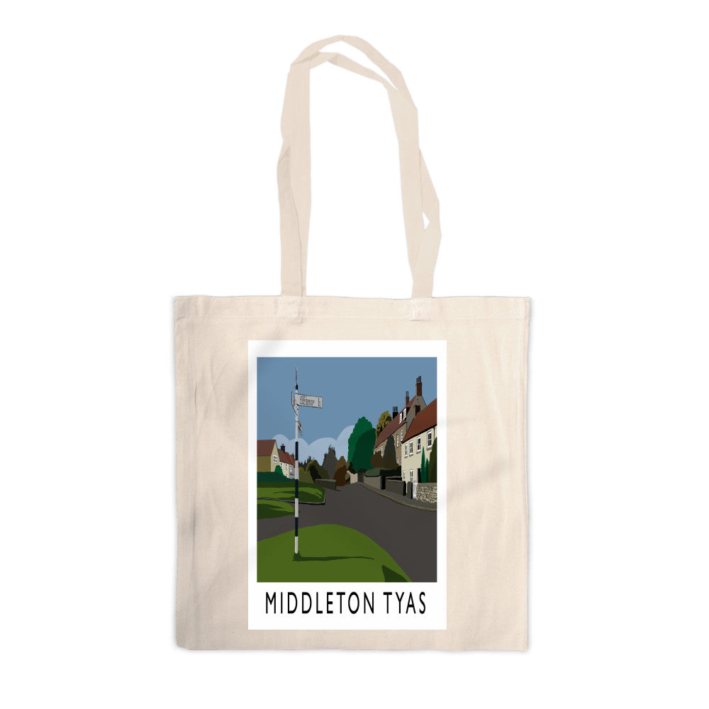 Middleton Tyas, Yorkshire Canvas Tote Bag