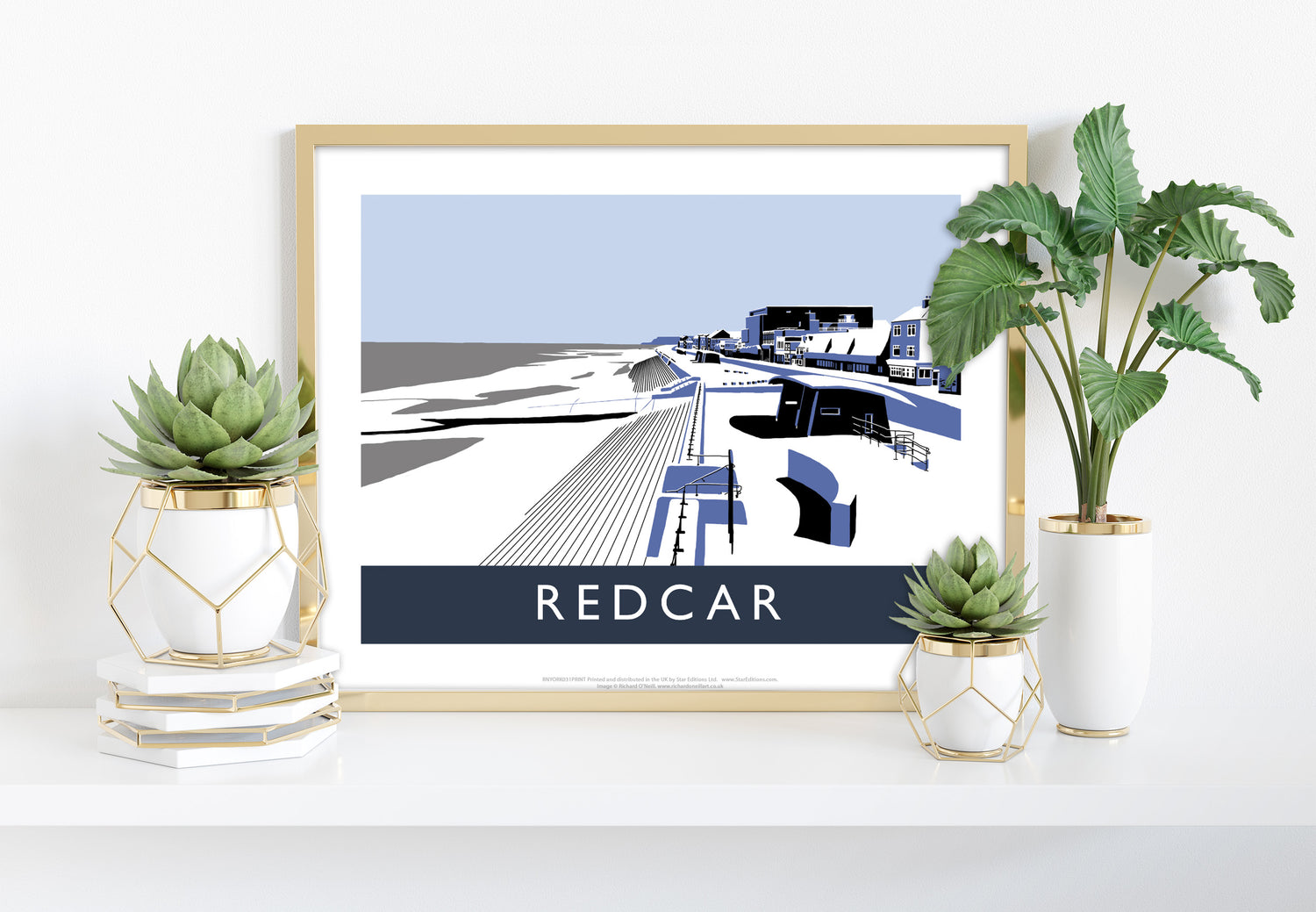 Redcar, North Yorkshire - Art Print