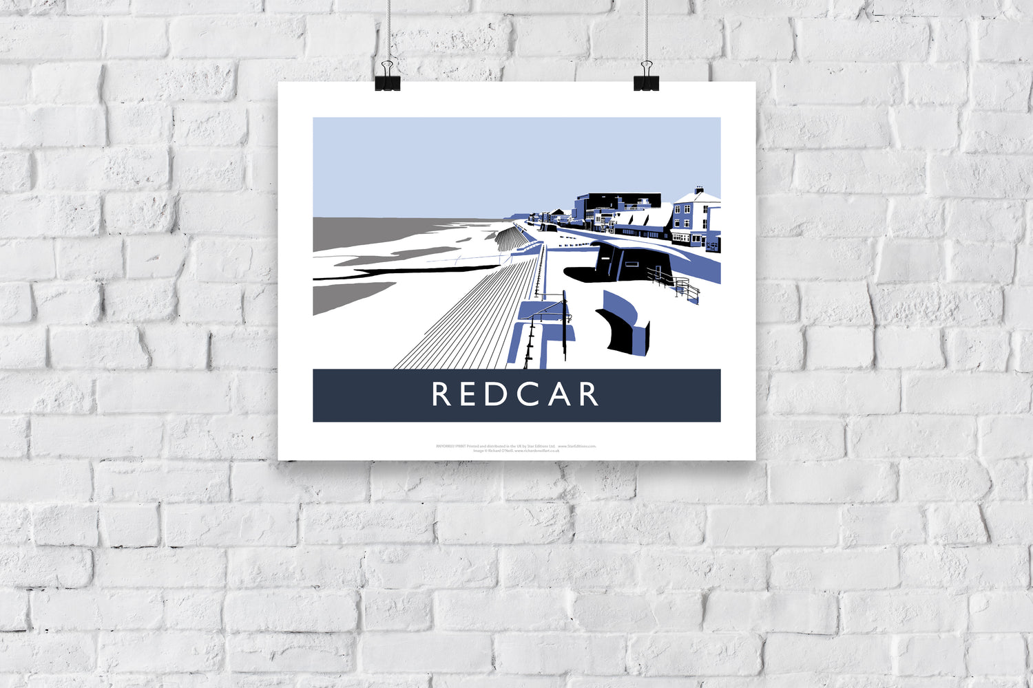 Redcar, North Yorkshire - Art Print